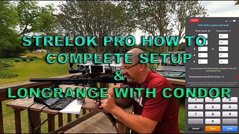 Strelok Pro How to Complete setup and testing the Condor long range