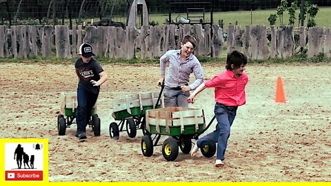 Kids' Wagon Races - The 1836 Chuckwagon Races 2022 - Saturday