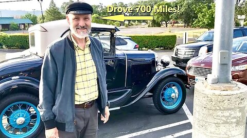 Would you go 700 miles just to drive my 1931 Ford Model A? This CRAZY guy did!