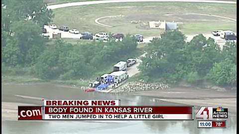 Body of man found in Kansas River after he jumped in to save girl he thought was drowning