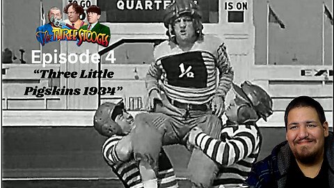 The Three Stooges | Three Little Pigskins 1934 | Episode 4 | Reaction