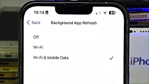 How to enable or disable background app refresh on iPhone!