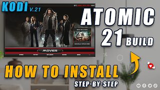 New Working Kodi Omega Build - ATOMIC 21 | FREE June 2024!