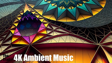 Ambient Music - Wings of Sweden | (AI) Reactive 3D | Kaleidoscope Visual Meditation 11 Elven