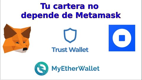 Tu cartera es independiente de Metamask