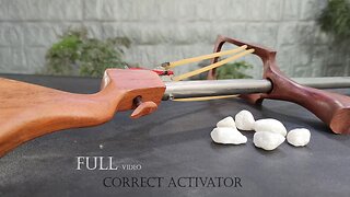 FULL VIDEO MODEL 4 | Detailed instructions for the combined long slingshot | Wood Art TG
