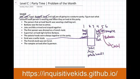 Party Time | Problem of the Month | Problem 3