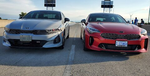 Kia K5 GT vs. Kia Stinger GT Limited Drive-Comparison Review