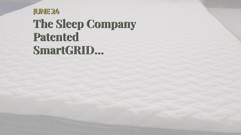The Sleep Company Patented SmartGRID Orthopedic Mattress 6 Inch Medium Firm King Size Mattress...