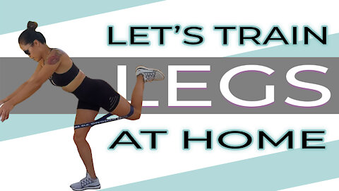 4 AMAZING Home Leg Exercises 🍑