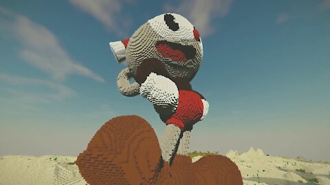 Minecraft Cuphead Build!