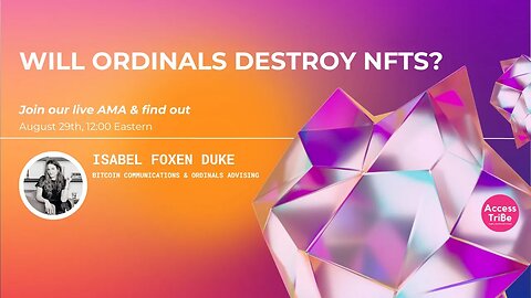 AT27 - Isabel Foxen Duke, Will Ordinals Destroy NFTs?