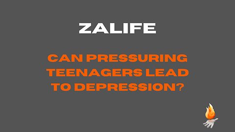 Can too much presure lead teenagers into depression?