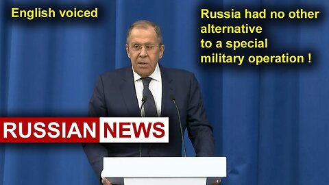 Russia had no other alternative to a special military operation! Lavrov, Russia, NATO, United States