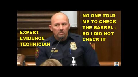 Kyle Rittenhouse Trial -16 - Police Fail To Test Rifle Barrel For DNA To Prove Barrel Was Grabbed