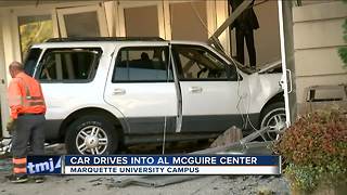 Car drives into Marquette's Al McGuire Center
