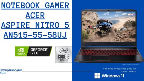 Notebook Gamer Acer Nitro 5 AN515 55 58UJ