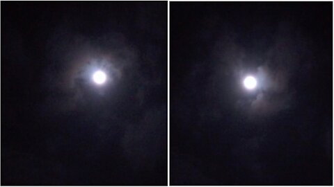 Shining Moon showed the black clouds who is the boss of the night sky