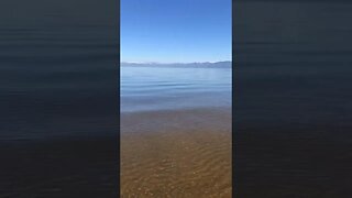 South Lake Tahoe Beach Snow 180 Panoramic View Nov 2022