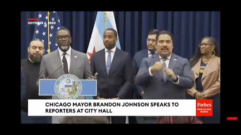 Mayor of Chicago Brandon Johnson blames "far right extremism" for border crisis!