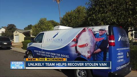 Facebook post helps caterer recover stolen van