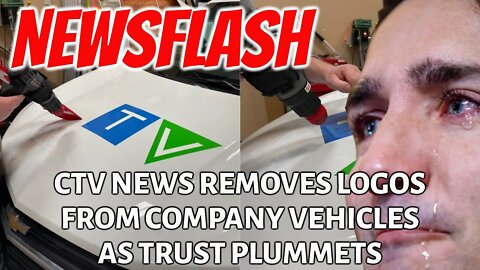 NEWSFLASH: CTV NEWS REMOVES COMPANY LOGOS FROM VEHICLES DUE TO "SAFETY CONCERNS"!