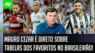 "Se você PEGAR a TABELA de Flamengo e Palmeiras e a do Atlético-MG..." VEJA o que Mauro Cezar FALOU!