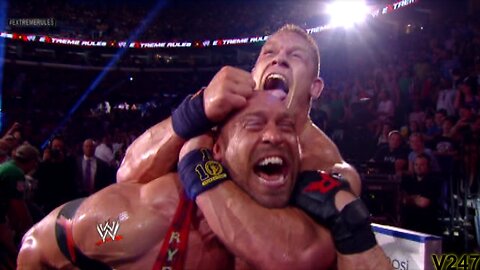 John Cena vs Ryback Last Man Standing Extreme Rules 2013 Highlights