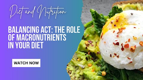 Balancing Act: The Role of Macronutrients in Your Diet