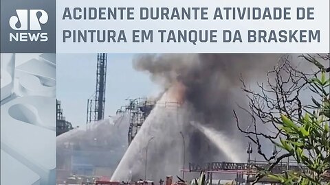 Incêndio em petroquímica deixa 1 morto e 4 feridos em Santo André (SP)