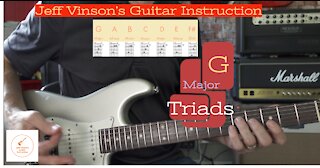 Guitar Lesson: Triads in the key of G