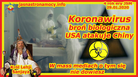 Koronawirus broń biologiczna - USA atakuje Chin! W mass mediach o tym się nie dowiesz