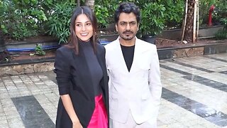 Shehnaaz Gill with Nawazuddin Siddiqui Together at Yaar Ka Sataya Hua Hai Music Video Launch