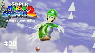 Super Mario Galaxy 2: Finishing my Childhood Save - Part 20: World 4 Green Stars