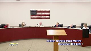 Addison Township Regular Board Meeting: September, 18th 2023