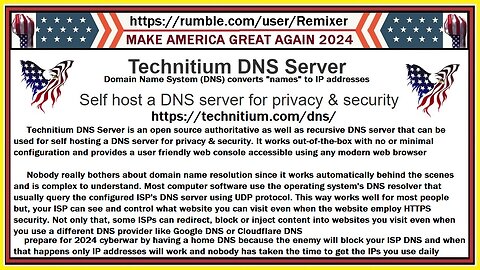 2024 cyberwar DNS from your home DIY