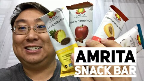 Pineapple Chia Healthy Protein Superfood Snack Bar by Amrita Taste Test