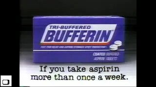 Bufferine Aspirin Commercial (1989)