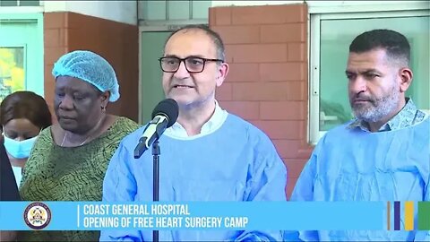 Abdulswamad Shariff Official Opening of the Free Heart Surgery Camp