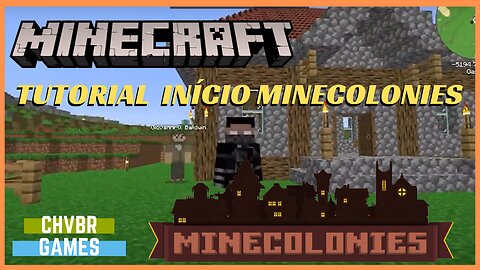 Tutorial Minecraft do mod Minecolonies parte 1 - Como Começar