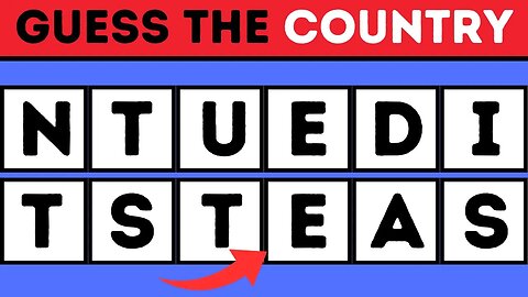 Unlock the Mystery: Guess the Country by its Scrambled Name! 🌍🧩