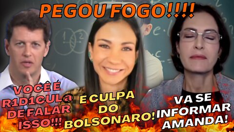 HOMESCHOOLING: PEGOU FOGO ENTRE RICARDO SALLES E AMANDA KLEIN, CRISTINA GRAEML FICA INCONFORMADA!