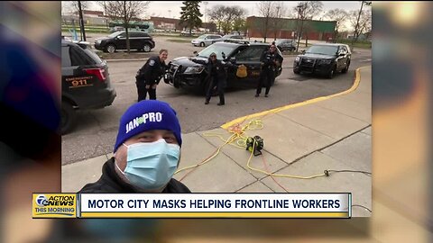 Motor City Masks helping frontline workers