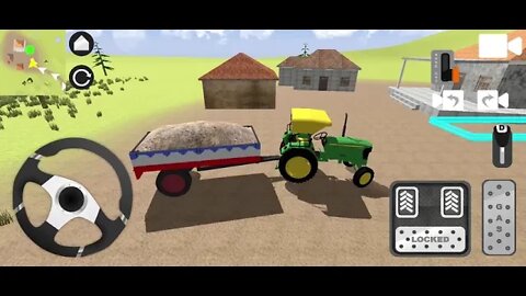 Indian Tractor Game 🚜✨️ | John Deere| Farming Simulator |Android Games