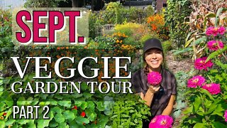 September 2022 Vegetable Garden Tour Part 2