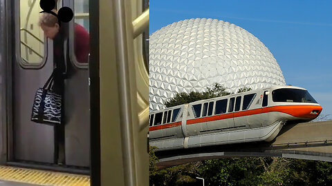 Woman STUCK Between Malfunctioning Disney World Monorail Doors