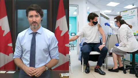 Justin Trudeau Says He's 'Very, Very Happy' He Got The AstraZeneca Vaccine