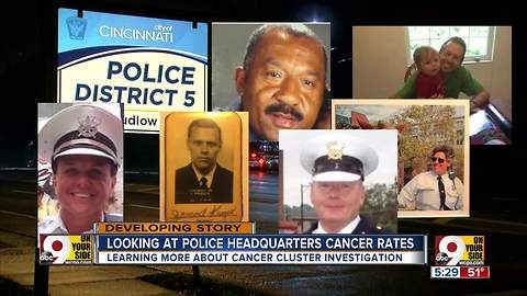 Proving cancer cluster at Cincinnati Police District Five could be challenging, expert says