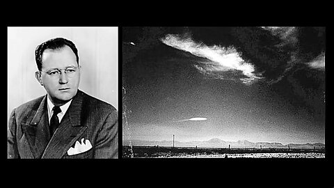 Gigantic cigar-shaped UFO witnessed near Holloman Air Force Base, discussed by Frank Edwards in 1958