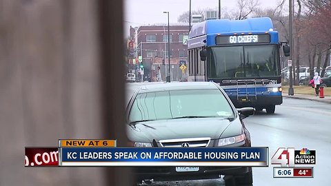 KC leaders speak on affordable housing plan